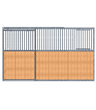 10 Foot Portable Panel Stall Front with Grill Door and Feed Door
